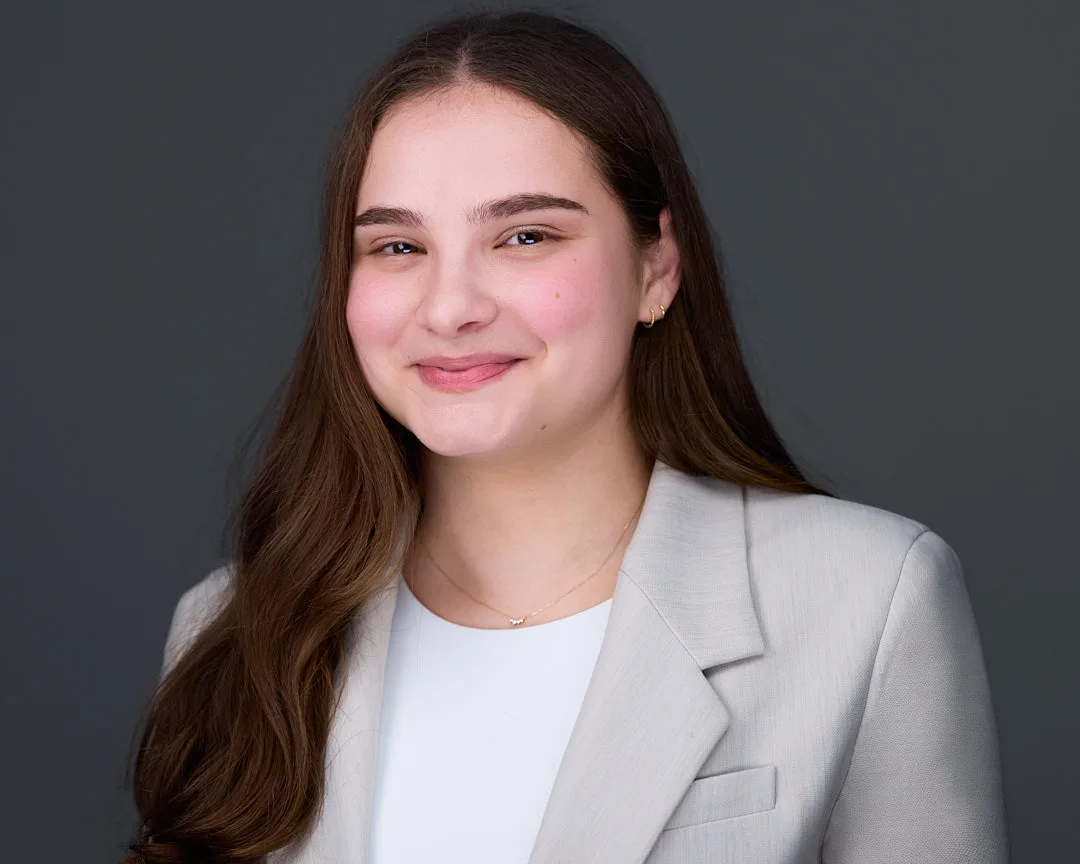 Corporate headshot for Reston VA professional with polished business styling