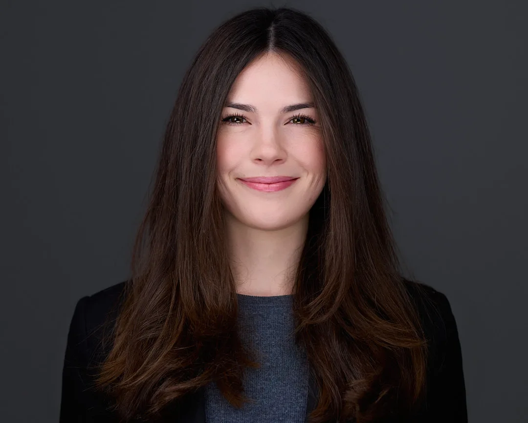 Corporate headshot for Loudoun County professional with polished business styling