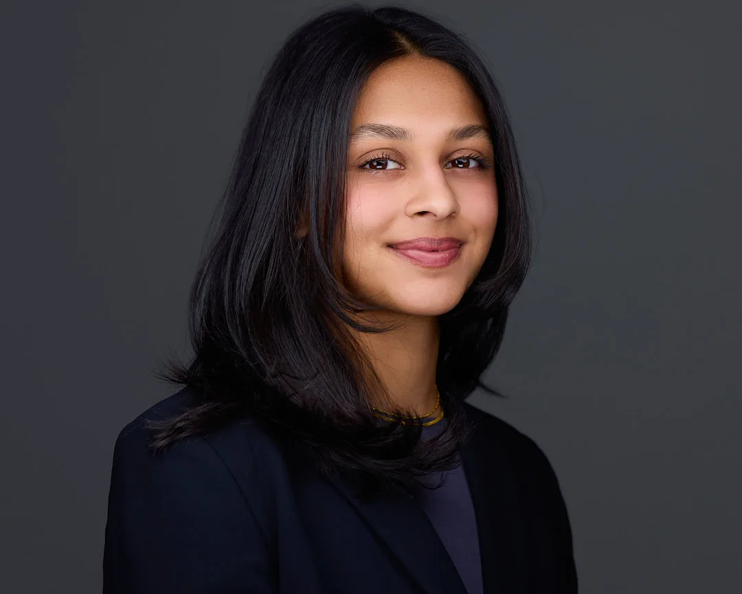 Executive portrait for Loudoun County business leader with professional studio lighting